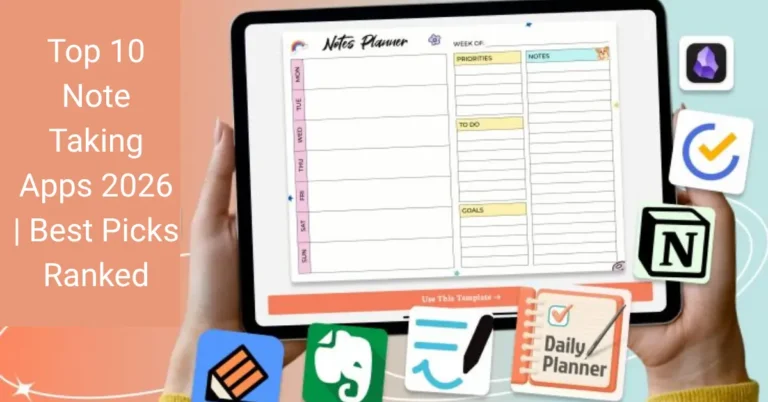 top 10 note taking apps 2026 best picks ranked